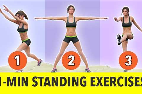 1-Minute Standing Exercises – No Jumping – Weight Loss Workout