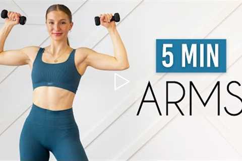 5 MIN TONED ARMS WORKOUT (Sculpt & Define)