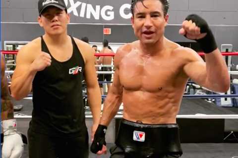 Mario Lopez Shows Off His Abs at Age 48 After a Boxing Workout