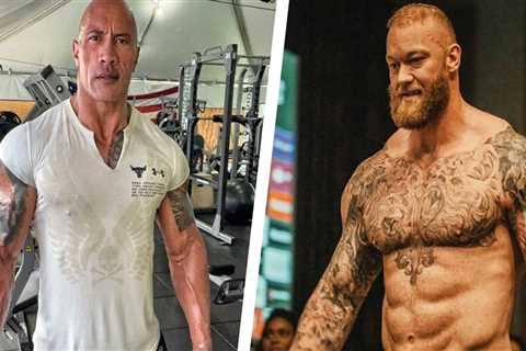 The Rock Just Invited The Mountain Over for the World's Biggest Buddy Workout