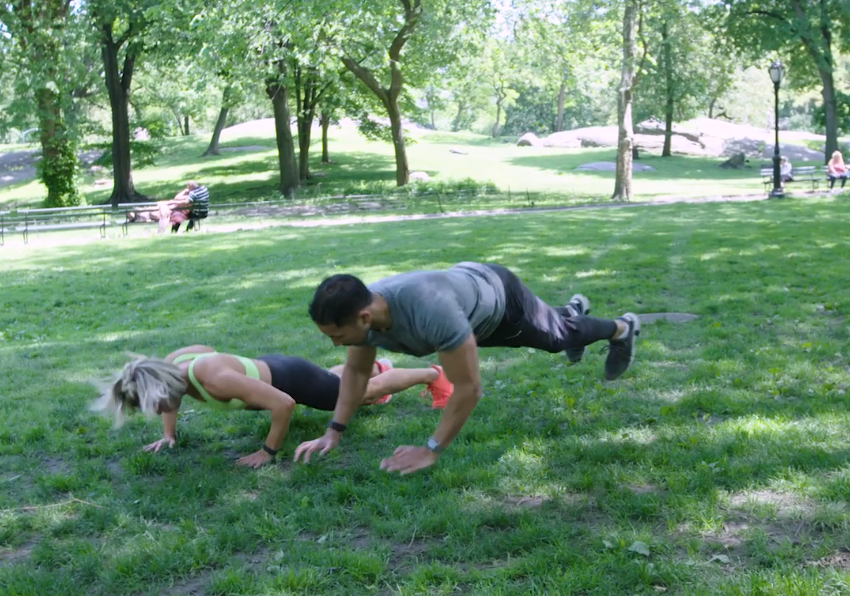 Try This Explosive Pushup Variation for Your Next Partner Workout