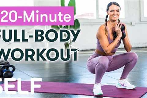 20-Minute Full-Body Kettlebell Workout | Sweat With SELF