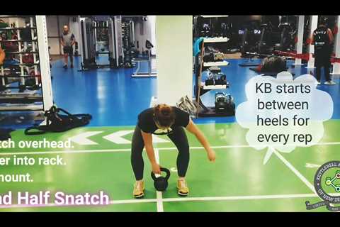 Kettlebell Dead Half-Snatch