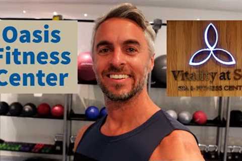 Cruise Ship Fitness Center & Gym Tour with Vitality Café! | Royal Caribbean Oasis of the Seas