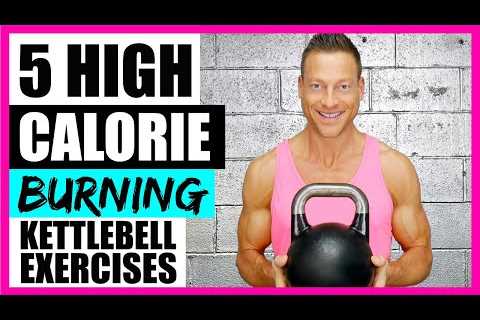 5 HIGH CALORIE BURNING EXERCISES (With Kettlebells) 🔥🔥🔥 LIVE!