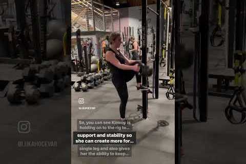 Kettlebell Single Leg Supported Skier Swing for Power