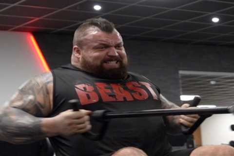 Eddie Hall Takes Another Step Toward Bodybuilding With an Intense Back Workout