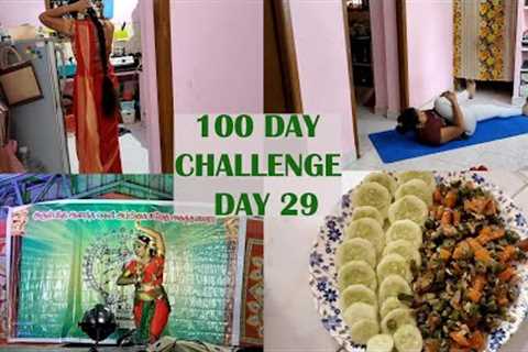 #vlog 100 Days Challenge Day 29 | Yoga  for Weight loss | Weight Loss Diet in Tamil