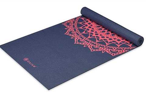 Gaiam Print Yoga Mat Review – Non Toxic