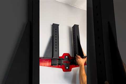 PRx Spotter Arm Storage (Home Gym Storage Organization Ideas)