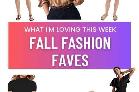 This week’s fashion faves 10.16