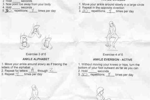 Exercising your feet … who knew?