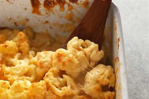 Three Cheese Cauliflower Mac and Cheese