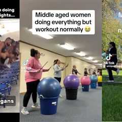 Middle-Aged Women Take TikTok by Storm with Unconventional Workouts