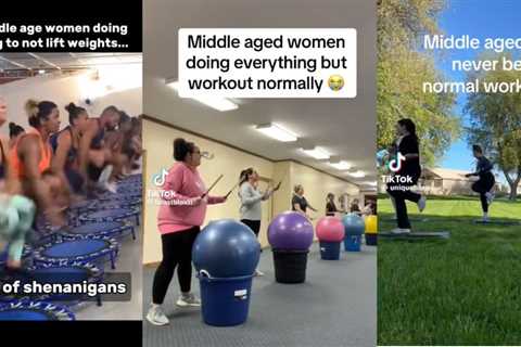 Middle-Aged Women Take TikTok by Storm with Unconventional Workouts