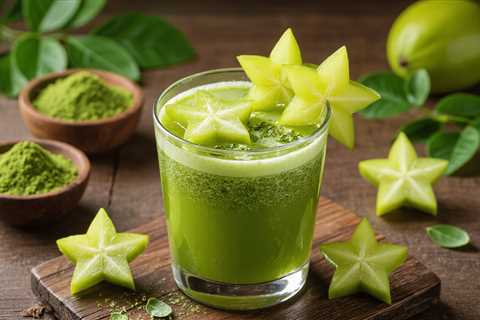 Moringa and Starfruit Elixir to Energize Your Morning